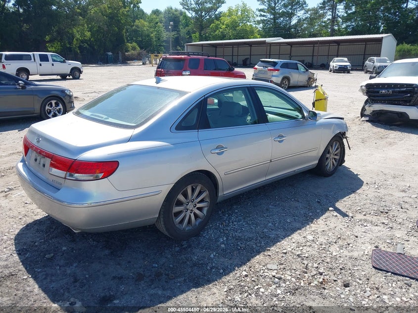 2009 Hyundai Azera VIN KMHFC46F19A339986 IAAI salvage auction — RIGHT FRONT, Salvage (Georgia), sold $450 on 2026-07-24 (photo 4)