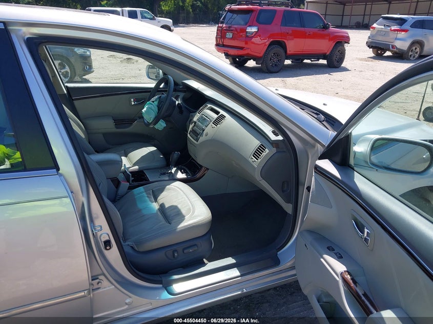 2009 Hyundai Azera VIN KMHFC46F19A339986 IAAI salvage auction — RIGHT FRONT, Salvage (Georgia), sold $450 on 2026-07-24 (photo 5)