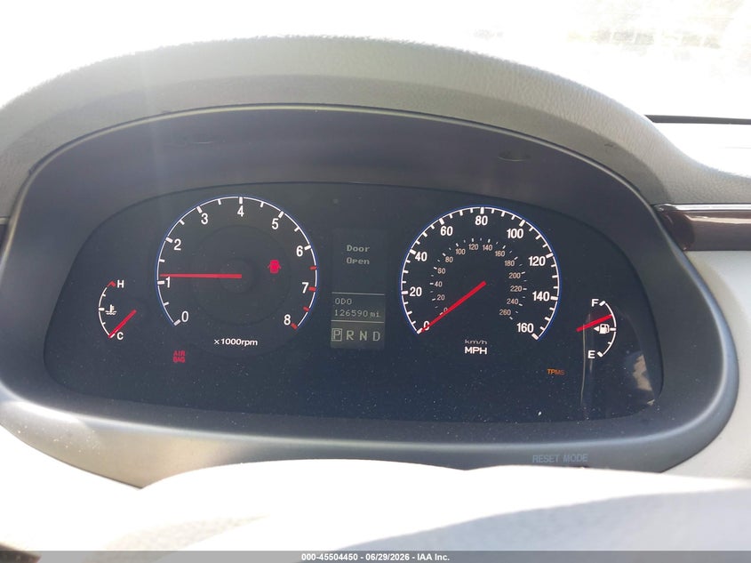 2009 Hyundai Azera VIN KMHFC46F19A339986 IAAI salvage auction — RIGHT FRONT, Salvage (Georgia), sold $450 on 2026-07-24 (photo 7)