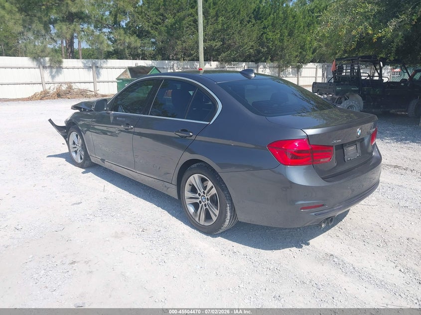 2017 BMW 3er VIN WBA8D9G37HNU64801 IAAI salvage auction — FRONT END, Salvage Title, sold $5,000 on 2026-08-21 (photo 3)