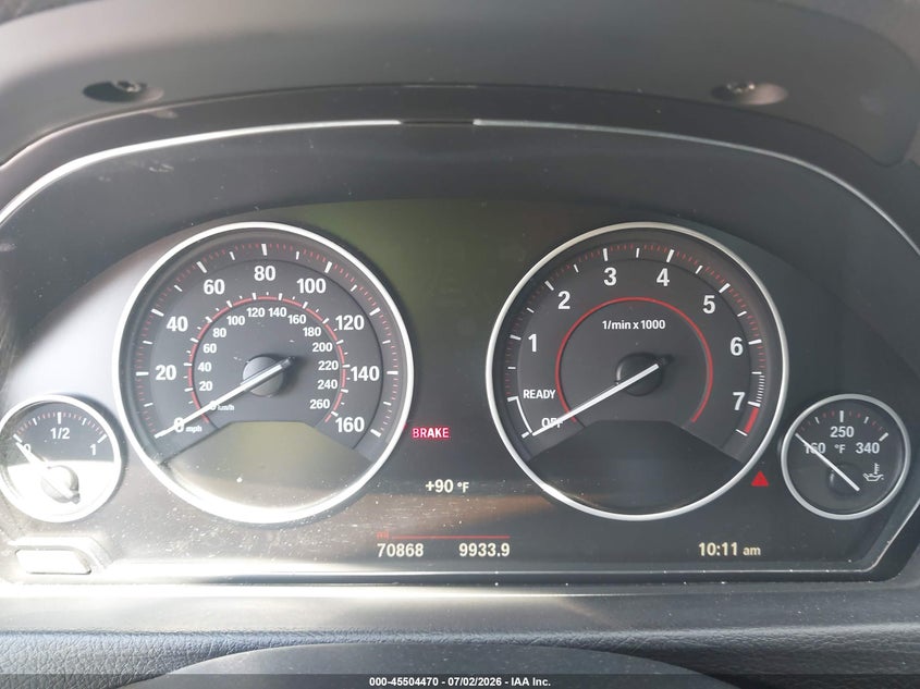 2017 BMW 3er VIN WBA8D9G37HNU64801 IAAI salvage auction — FRONT END, Salvage Title, sold $5,000 on 2026-08-21 (photo 7)