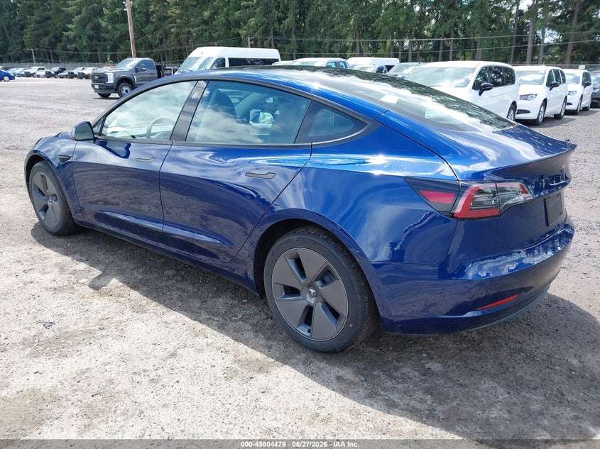 2023 Tesla Model 3 VIN 5YJ3E1EA4PF711492 IAAI salvage auction — NORMAL WEAR, Sf97 (Washington), sold $10,700 on 2026-07-29 (photo 3)