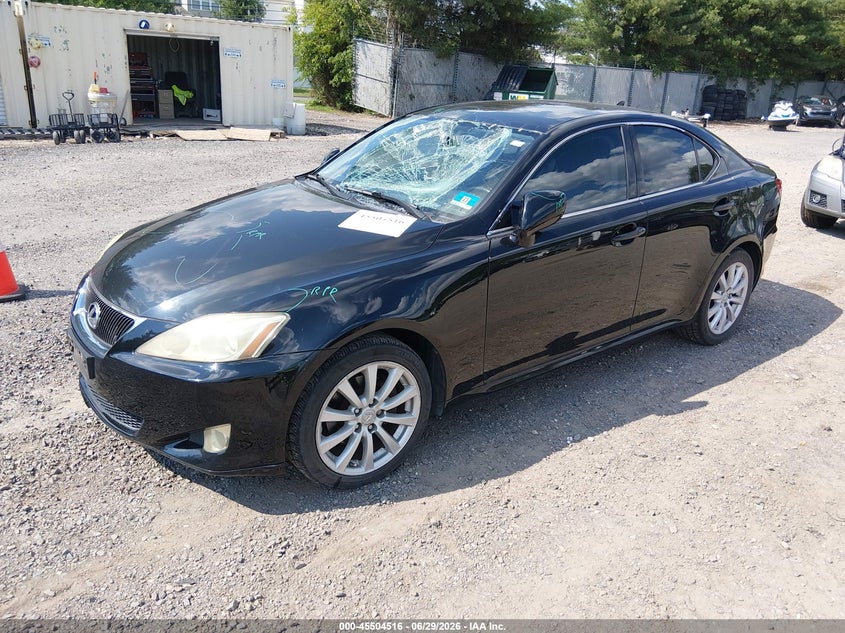 2008 Lexus Is 250 VIN JTHCK262685023016 IAAI salvage auction — FRONT END, Salvage (New Jersey), sold $2,250 on 2026-07-28 (photo 2)