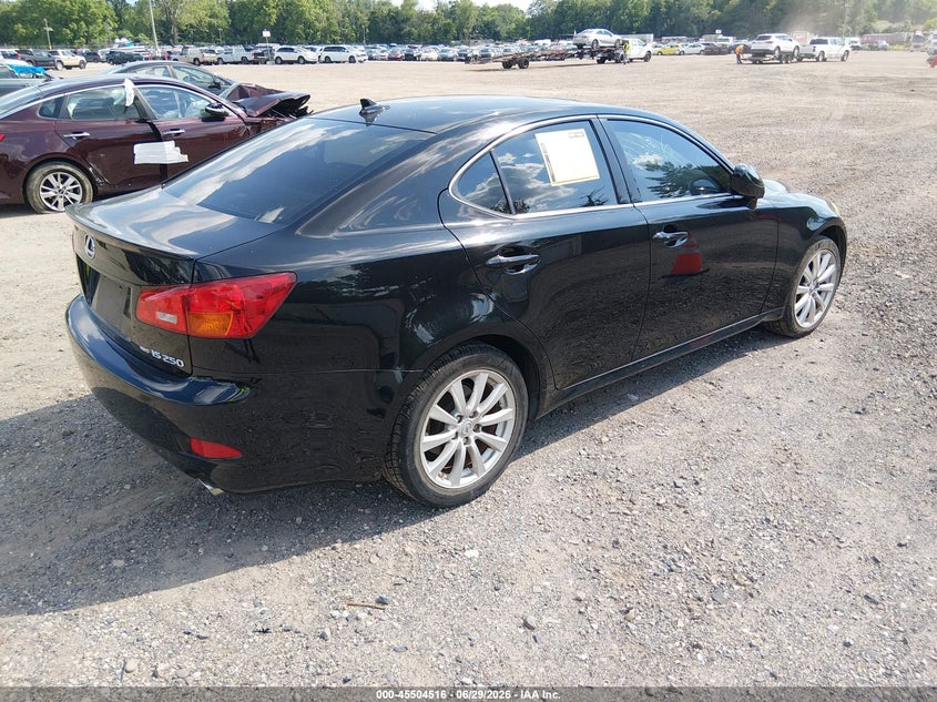 2008 Lexus Is 250 VIN JTHCK262685023016 IAAI salvage auction — FRONT END, Salvage (New Jersey), sold $2,250 on 2026-07-28 (photo 4)