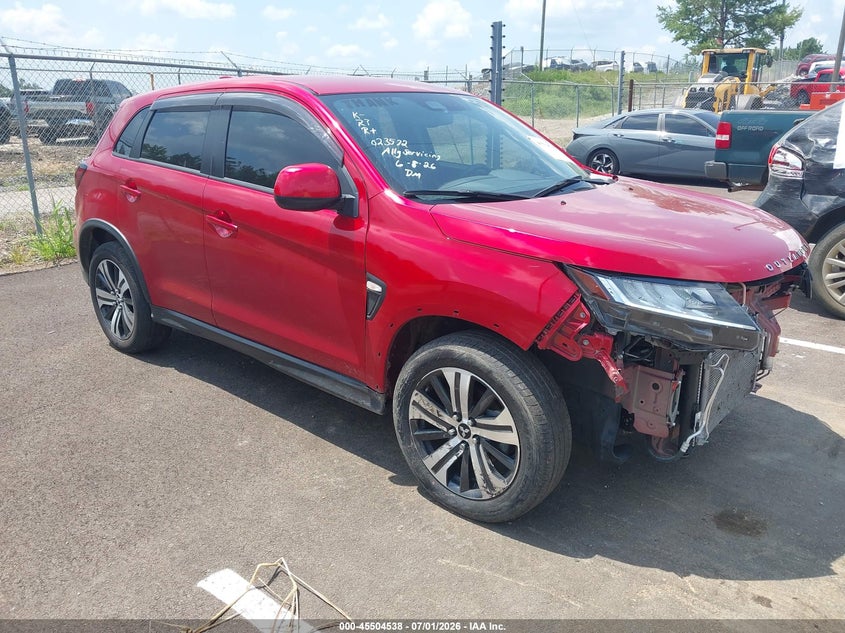 2024 Mitsubishi Outlander VIN JA4ARUAU1RU023872 IAAI salvage auction — FRONT END, Nrc Lienholder Repossession Paperwork (Mississippi), sold $3,550 on 2026-07-23 (photo 1)