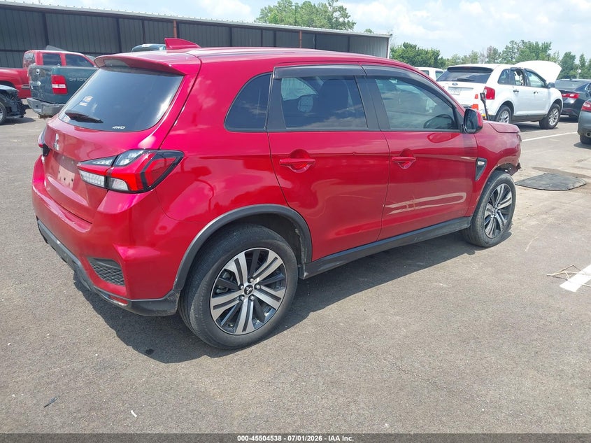 2024 Mitsubishi Outlander VIN JA4ARUAU1RU023872 IAAI salvage auction — FRONT END, Nrc Lienholder Repossession Paperwork (Mississippi), sold $3,550 on 2026-07-23 (photo 4)