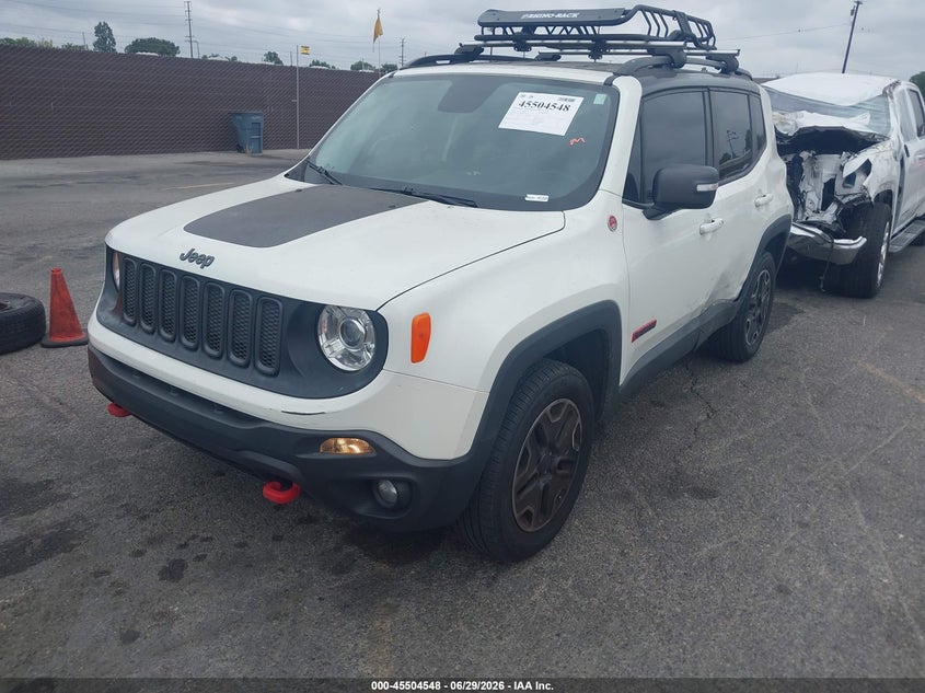 2017 Jeep Renegade VIN ZACCJBCB6HPG39170 IAAI salvage auction — SIDE, Salvage (California), sold $3,200 on 2026-07-08 (photo 2)