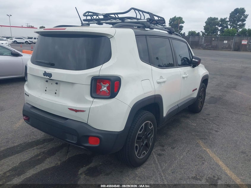 2017 Jeep Renegade VIN ZACCJBCB6HPG39170 IAAI salvage auction — SIDE, Salvage (California), sold $3,200 on 2026-07-08 (photo 4)