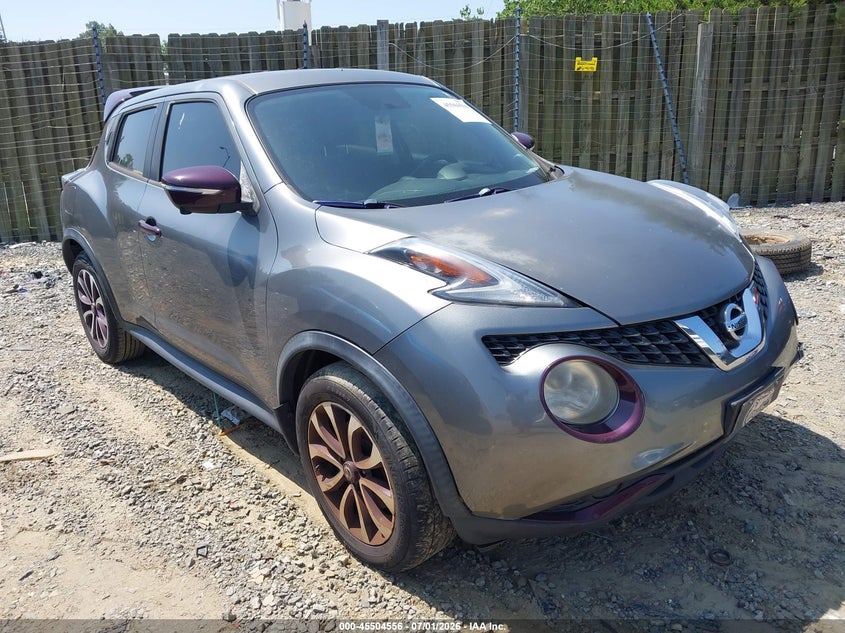 2015 Nissan Juke VIN JN8AF5MRXFT501580 IAAI salvage auction — NORMAL WEAR, Clear (Florida), sold $575 on 2026-07-13 (photo 1)