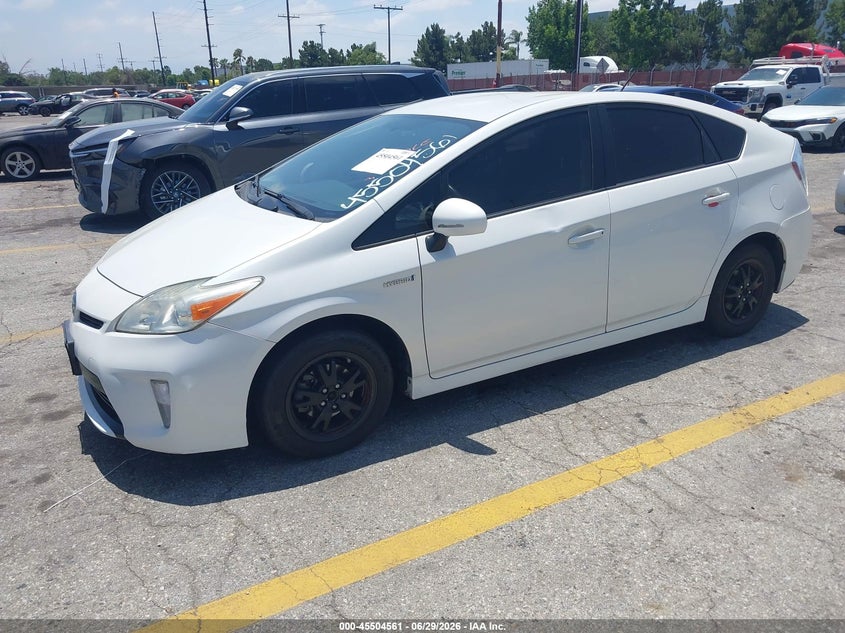 2015 Toyota Prius VIN JTDKN3DU4F0415016 IAAI salvage auction — NORMAL WEAR, Clear - Dealer Only (California), sold $2,700 on 2026-07-14 (photo 2)