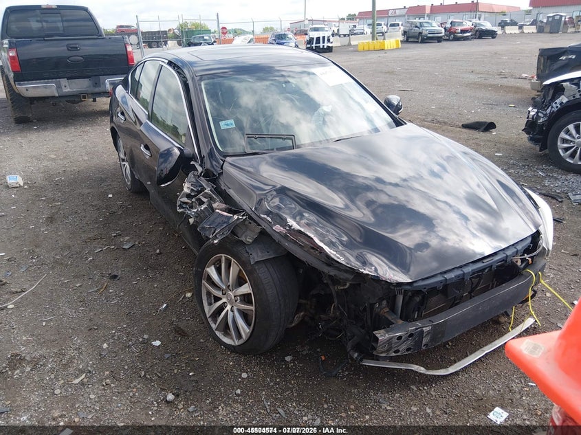 2016 Infiniti Q50 VIN JN1EV7AR1GM345220 IAAI salvage auction — RIGHT FRONT, Clear (Tennessee), sold $1,500 on 2026-07-09 (photo 1)