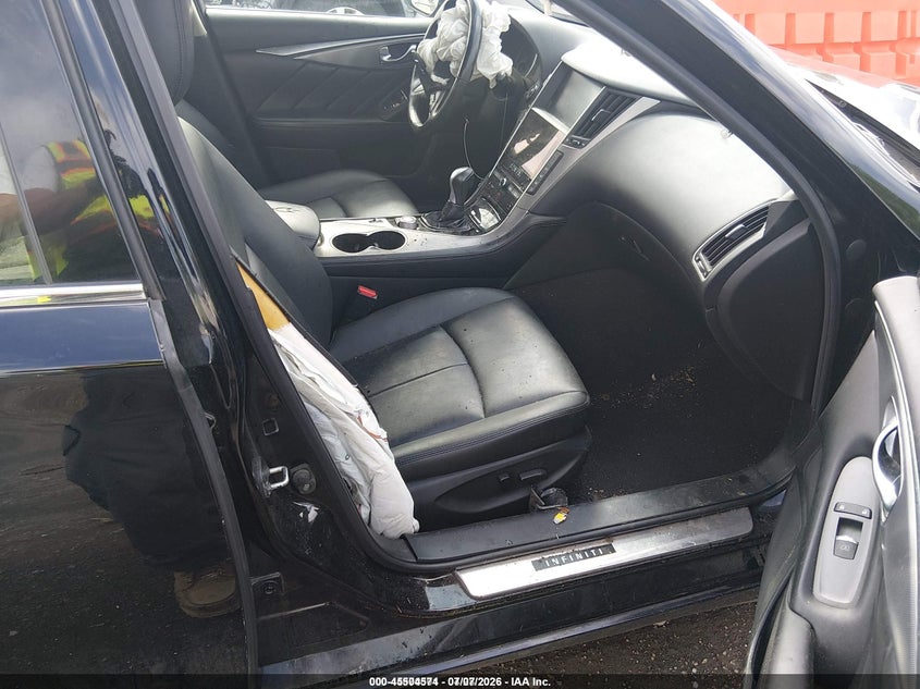 2016 Infiniti Q50 VIN JN1EV7AR1GM345220 IAAI salvage auction — RIGHT FRONT, Clear (Tennessee), sold $1,500 on 2026-07-09 (photo 5)