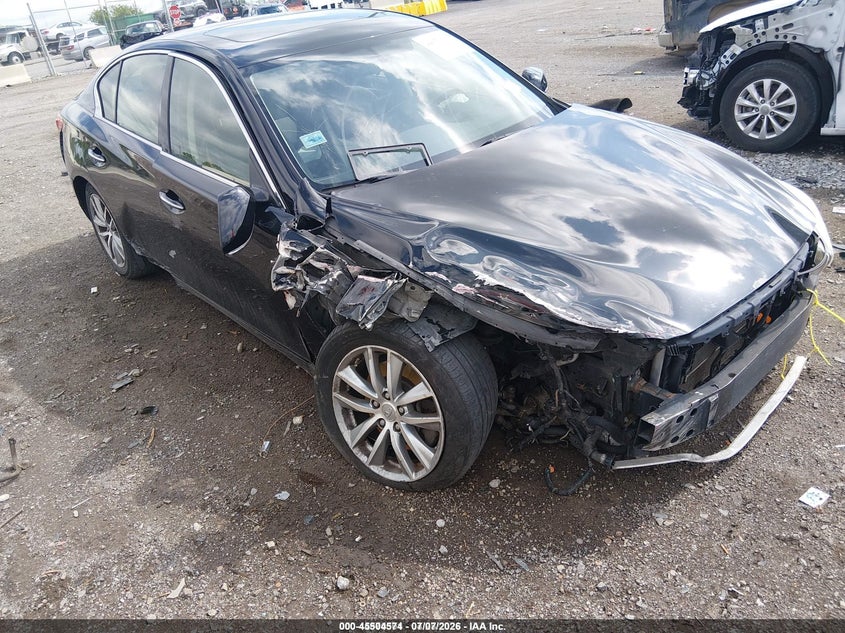 2016 Infiniti Q50 VIN JN1EV7AR1GM345220 IAAI salvage auction — RIGHT FRONT, Clear (Tennessee), sold $1,500 on 2026-07-09 (photo 6)