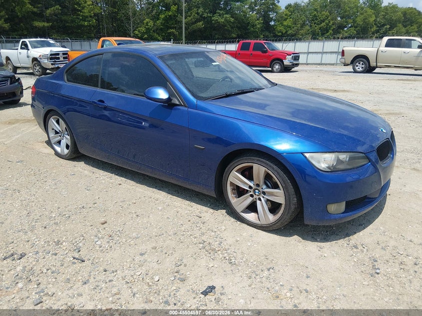 2007 BMW 3 series VIN WBAWB73537PV80878 IAAI salvage auction — NORMAL WEAR, Clear (Georgia), sold $1,025 on 2026-07-09 (photo 1)