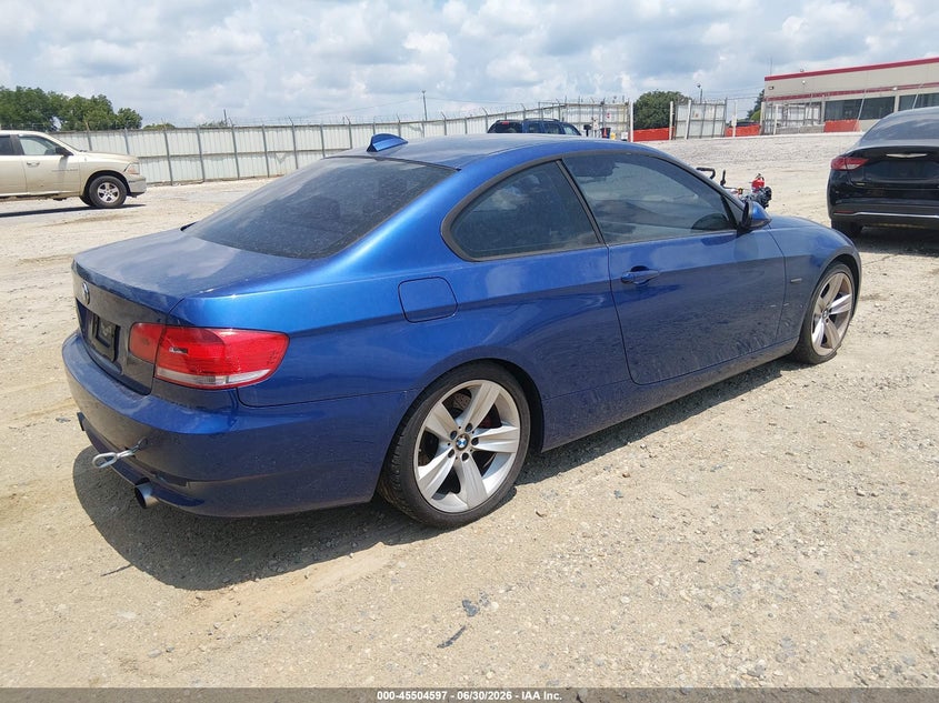 2007 BMW 3 series VIN WBAWB73537PV80878 IAAI salvage auction — NORMAL WEAR, Clear (Georgia), sold $1,025 on 2026-07-09 (photo 4)