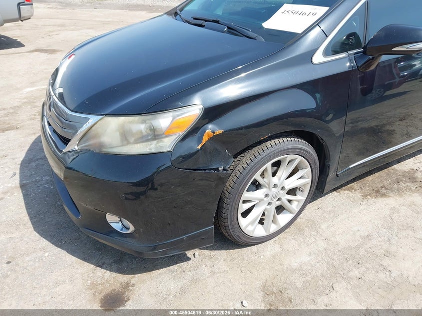 2010 Lexus Hs 250h VIN JTHBB1BA9A2034487 IAAI salvage auction — NORMAL WEAR, Clear (California), sold $875 on 2026-07-24 (photo 6)