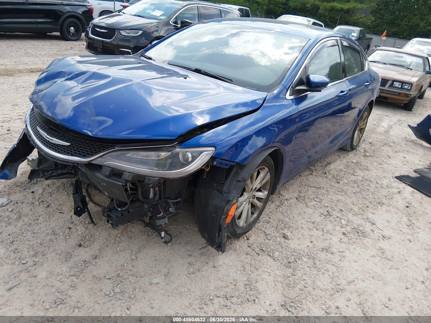 2015 Chrysler 200 VIN 1C3CCCAGXFN730970 IAAI salvage auction — FRONT END, Salvage Title, sold $275 on 2026-07-22 (photo 2)