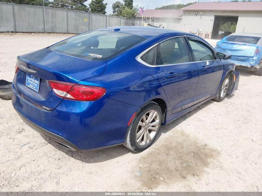 2015 Chrysler 200 VIN 1C3CCCAGXFN730970 IAAI salvage auction — FRONT END, Salvage Title, sold $275 on 2026-07-22 (photo 4)