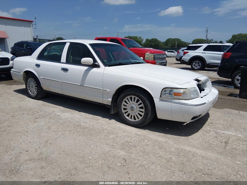 2008 Mercury Grand marquis VIN 2MEFM75V28X623353 IAAI salvage auction — FRONT END, Salvage (Kansas), sold $350 on 2026-07-24 (photo 1)