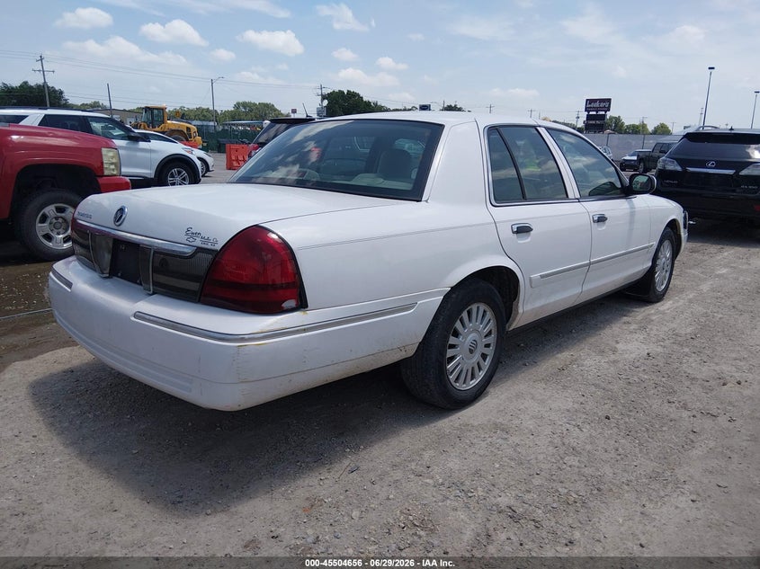2008 Mercury Grand marquis VIN 2MEFM75V28X623353 IAAI salvage auction — FRONT END, Salvage (Kansas), sold $350 on 2026-07-24 (photo 4)