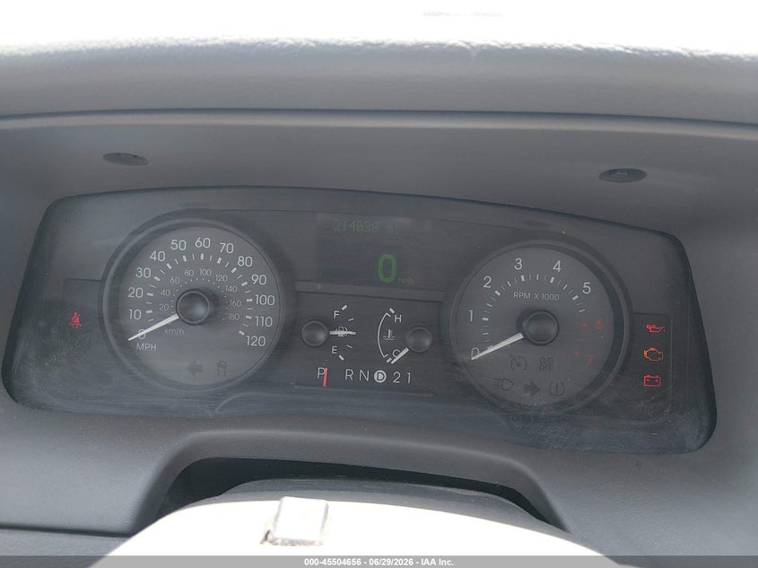 2008 Mercury Grand marquis VIN 2MEFM75V28X623353 IAAI salvage auction — FRONT END, Salvage (Kansas), sold $350 on 2026-07-24 (photo 7)