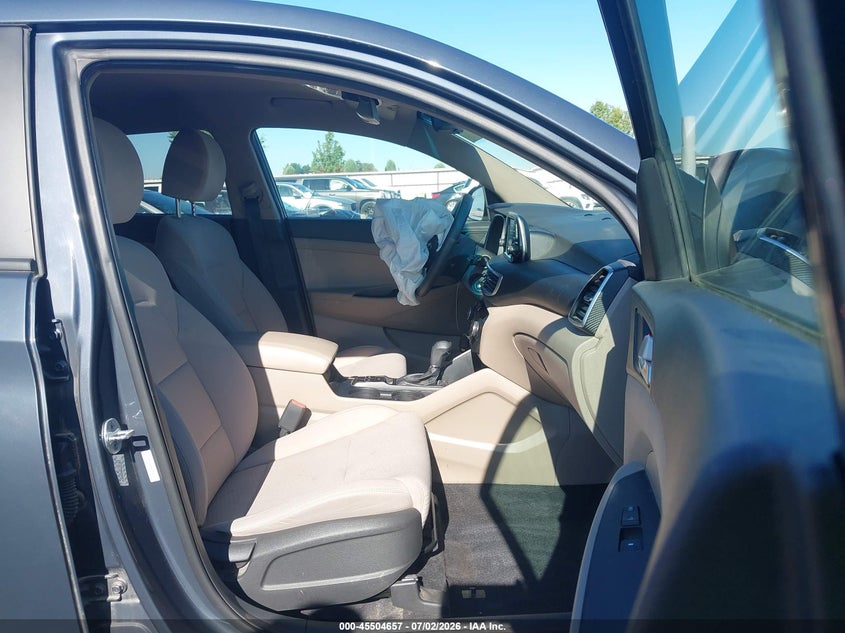 2021 Hyundai Tucson VIN KM8J23A40MU385815 IAAI salvage auction — FRONT END, Salvage Title, sold $3,250 on 2026-07-31 (photo 5)