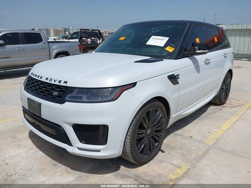 2019 Land rover Range rover sport VIN SALWV2SV0KA843122 IAAI salvage auction — HAIL, Salvage (Texas), sold $13,600 on 2026-07-20 (photo 2)