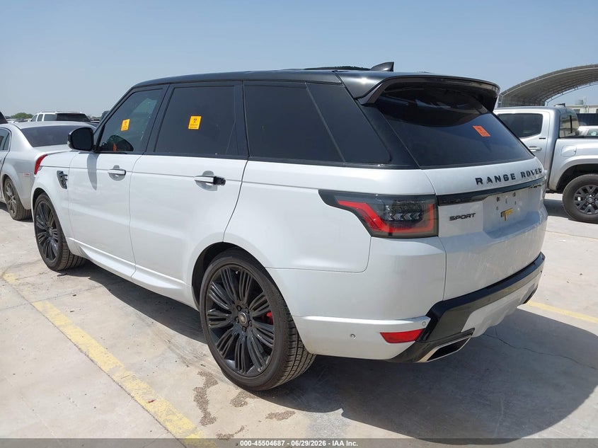 2019 Land rover Range rover sport VIN SALWV2SV0KA843122 IAAI salvage auction — HAIL, Salvage (Texas), sold $13,600 on 2026-07-20 (photo 3)