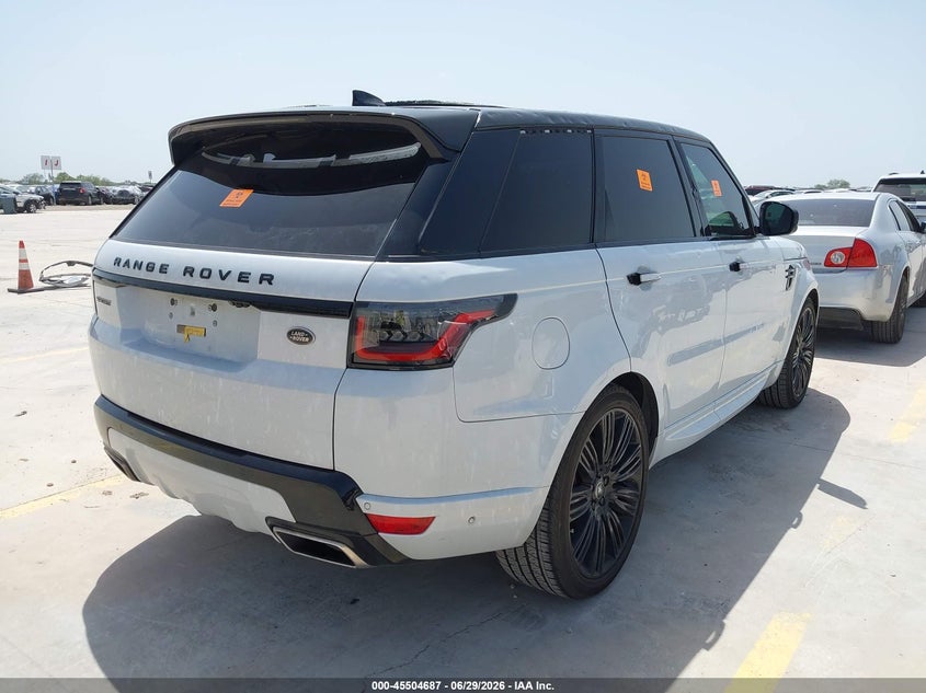 2019 Land rover Range rover sport VIN SALWV2SV0KA843122 IAAI salvage auction — HAIL, Salvage (Texas), sold $13,600 on 2026-07-20 (photo 4)