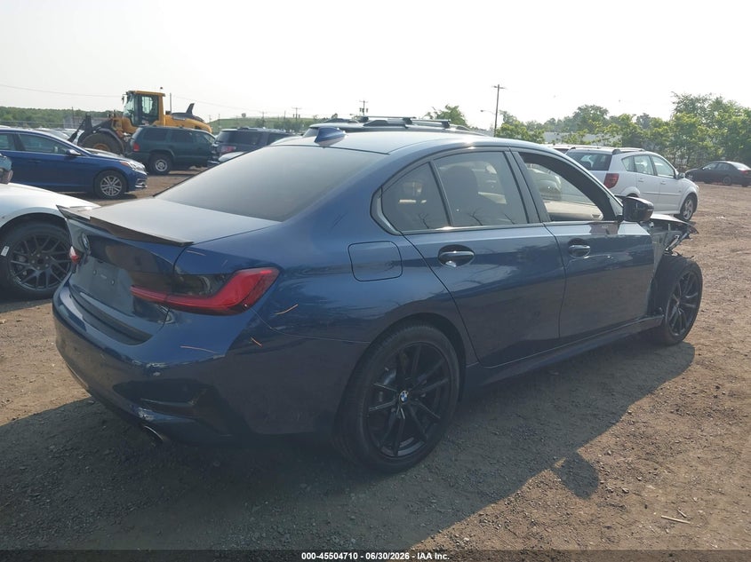 2021 BMW 3er VIN 3MW5R7J02M8B51126 IAAI salvage auction — FRONT END, Wait Title, sold $10,900 on 2026-09-14 (photo 4)