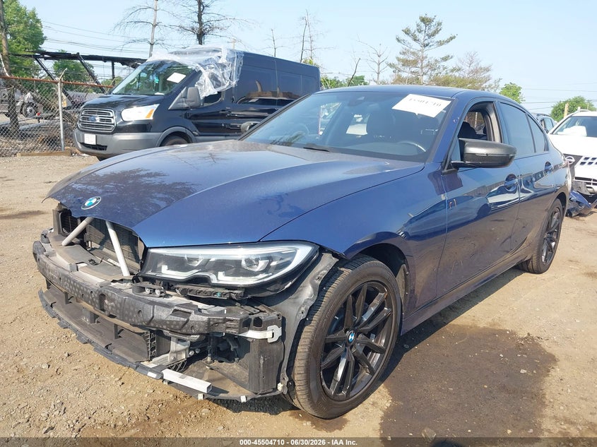 2021 BMW 3er VIN 3MW5R7J02M8B51126 IAAI salvage auction — FRONT END, Wait Title, sold $10,900 on 2026-09-14 (photo 6)