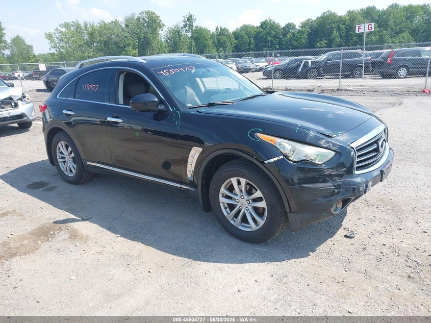 2012 Infiniti Fx VIN JN8AS1MW2CM151314 IAAI salvage auction — RIGHT FRONT, Mv-907A (New York), sold $1,000 on 2026-07-21 (photo 1)