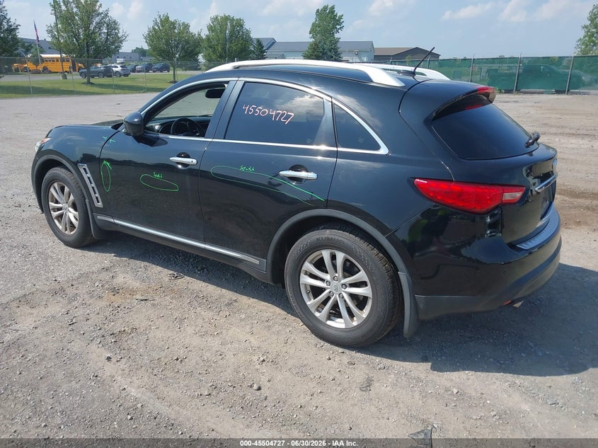 2012 Infiniti Fx VIN JN8AS1MW2CM151314 IAAI salvage auction — RIGHT FRONT, Mv-907A (New York), sold $1,000 on 2026-07-21 (photo 3)