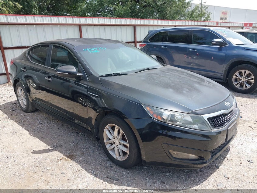 2013 Kia Optima VIN KNAGM4A75D5300029 IAAI salvage auction — NORMAL WEAR, Original (Texas), sold $1,300 on 2026-07-09 (photo 1)
