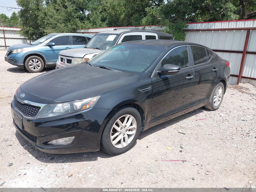 2013 Kia Optima VIN KNAGM4A75D5300029 IAAI salvage auction — NORMAL WEAR, Original (Texas), sold $1,300 on 2026-07-09 (photo 2)