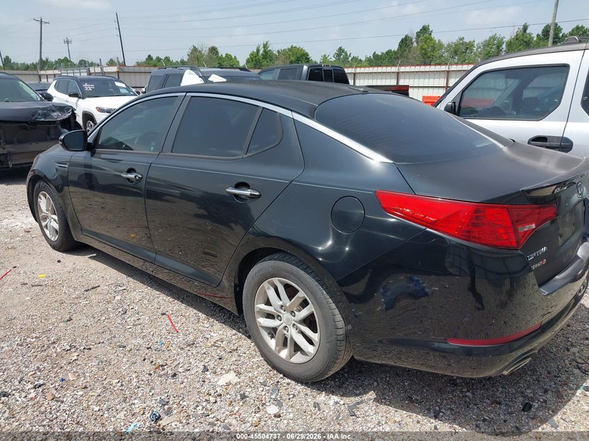 2013 Kia Optima VIN KNAGM4A75D5300029 IAAI salvage auction — NORMAL WEAR, Original (Texas), sold $1,300 on 2026-07-09 (photo 3)