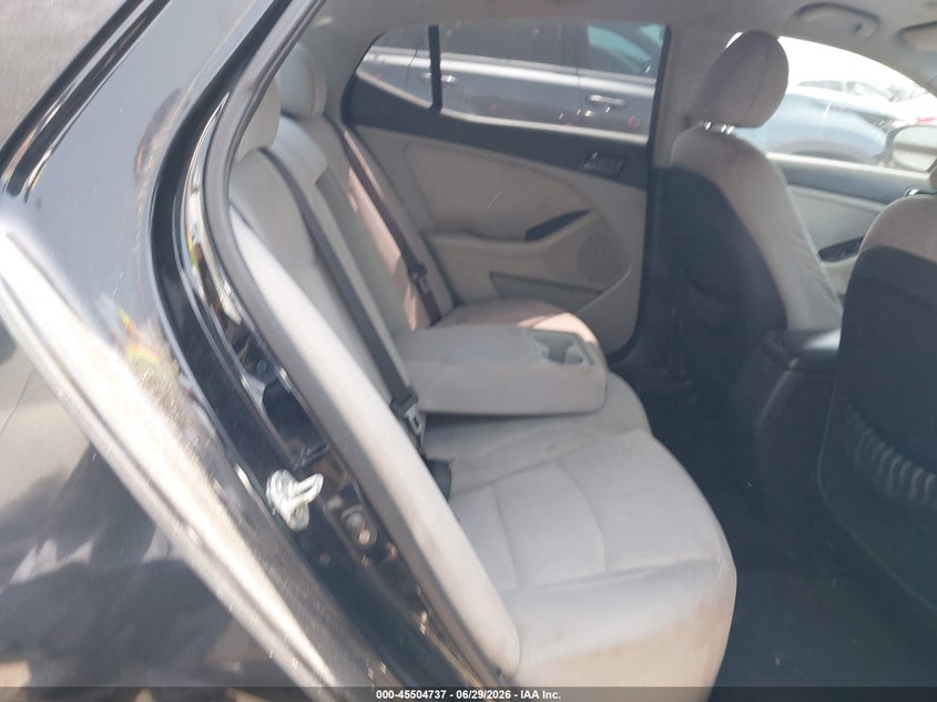 2013 Kia Optima VIN KNAGM4A75D5300029 IAAI salvage auction — NORMAL WEAR, Original (Texas), sold $1,300 on 2026-07-09 (photo 8)