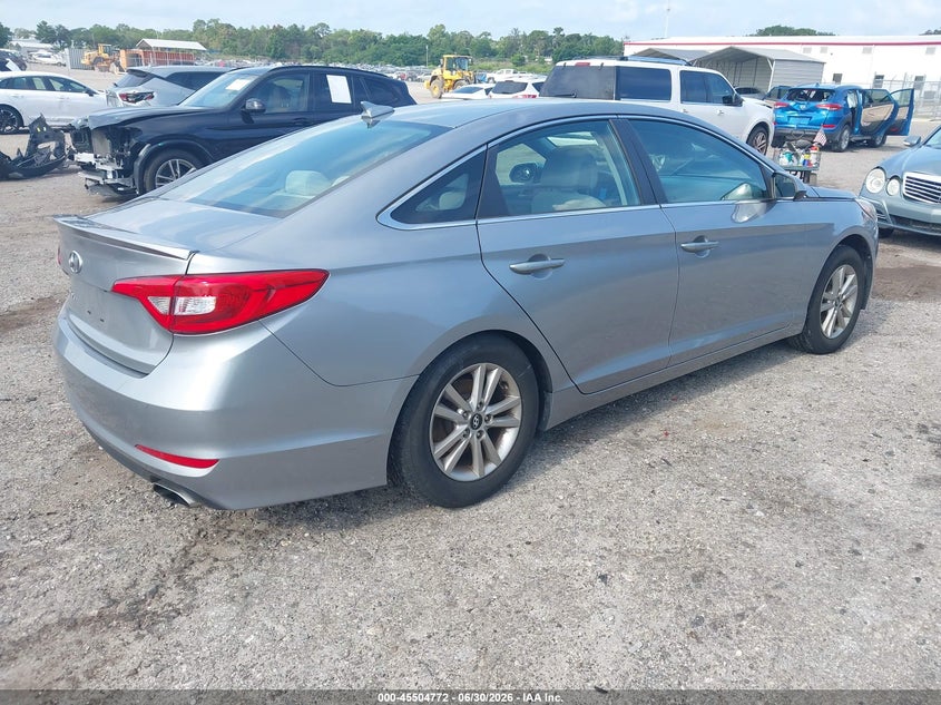 2017 Hyundai Sonata VIN 5NPE24AF5HH441308 IAAI salvage auction — SIDE, Rebuildable (Florida), sold $950 on 2026-07-31 (photo 4)