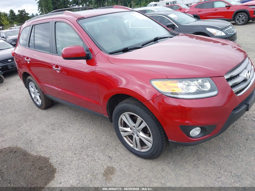 2012 Hyundai Santa fe VIN 5XYZKDAG2CG129473 IAAI salvage auction — NORMAL WEAR, Clear (Washington), sold $600 on 2026-07-22 (photo 1)