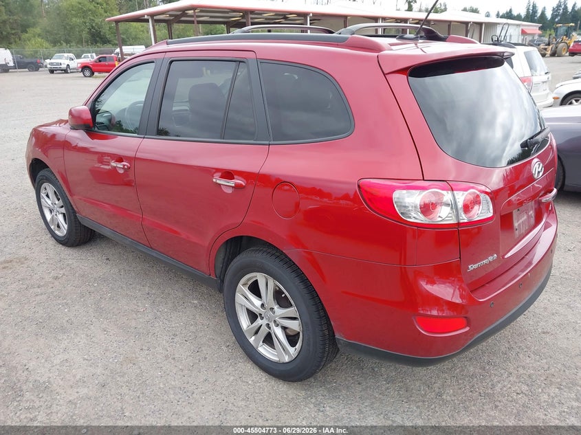 2012 Hyundai Santa fe VIN 5XYZKDAG2CG129473 IAAI salvage auction — NORMAL WEAR, Clear (Washington), sold $600 on 2026-07-22 (photo 3)