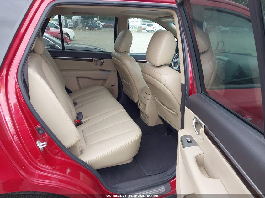 2012 Hyundai Santa fe VIN 5XYZKDAG2CG129473 IAAI salvage auction — NORMAL WEAR, Clear (Washington), sold $600 on 2026-07-22 (photo 8)