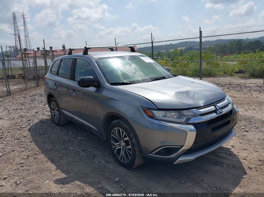 2016 Mitsubishi Outlander VIN JA4AZ3A35GZ039221 IAAI salvage auction — FRONT END, Salvage (Pennsylvania), sold $1,400 on 2026-07-21 (photo 1)