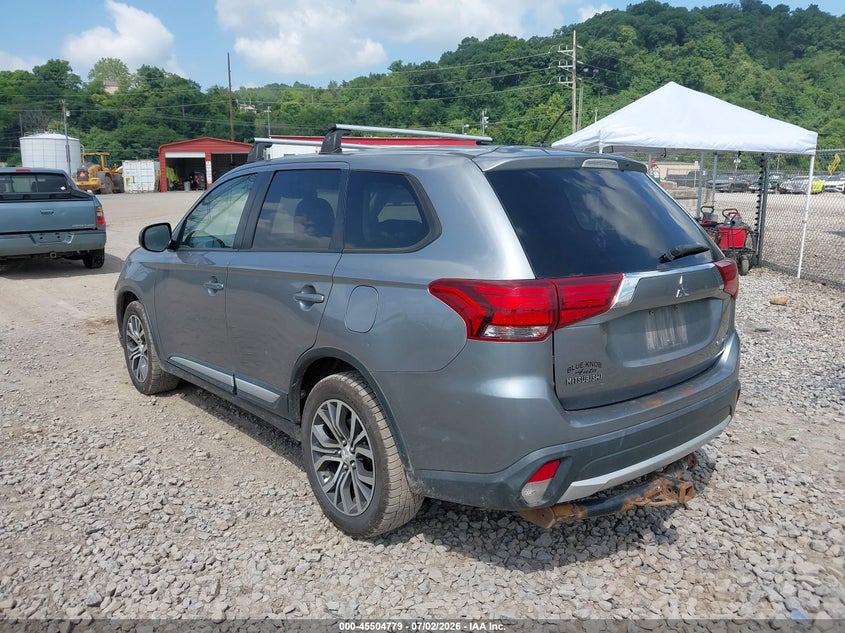 2016 Mitsubishi Outlander VIN JA4AZ3A35GZ039221 IAAI salvage auction — FRONT END, Salvage (Pennsylvania), sold $1,400 on 2026-07-21 (photo 3)