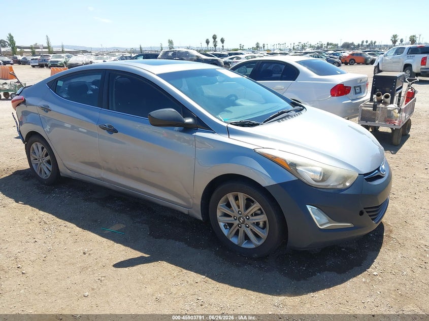 2015 Hyundai Elantra VIN KMHDH4AE9FU426326 IAAI salvage auction — REAR END, Salvage (California), sold $300 on 2026-07-17 (photo 1)