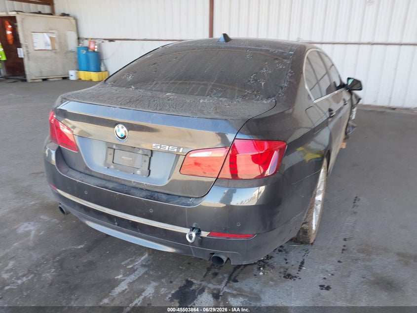 2012 BMW 5er VIN WBAFR7C52CC810195 IAAI salvage auction — SIDE, Salvage (California), sold $1,225 on 2026-07-30 (photo 4)