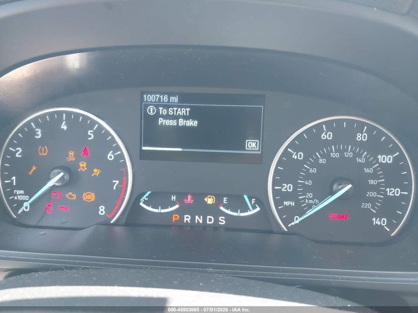 2020 Ford Ecosport VIN MAJ6S3GL8LC365640 IAAI salvage auction — FRONT END, Salvage Title, sold $25 on 2026-07-24 (photo 7)