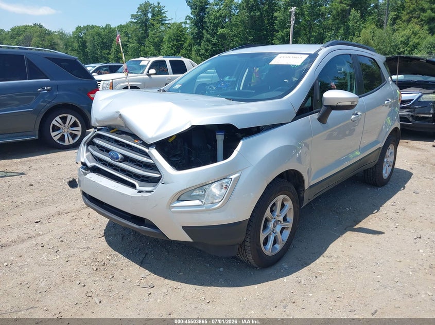 2020 Ford Ecosport VIN MAJ6S3GL8LC365640 IAAI salvage auction — FRONT END, Salvage Title, sold $25 on 2026-07-24 (photo 2)