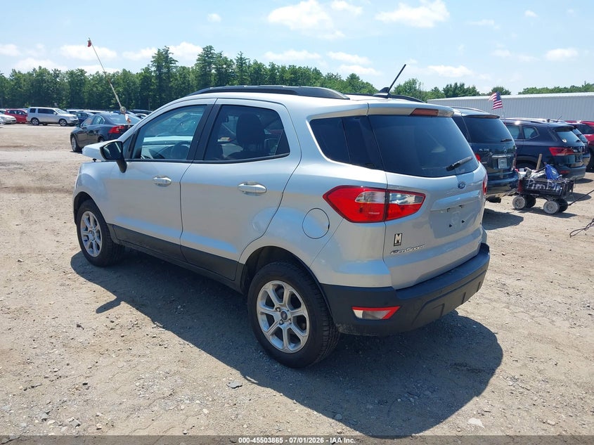 2020 Ford Ecosport VIN MAJ6S3GL8LC365640 IAAI salvage auction — FRONT END, Salvage Title, sold $25 on 2026-07-24 (photo 3)