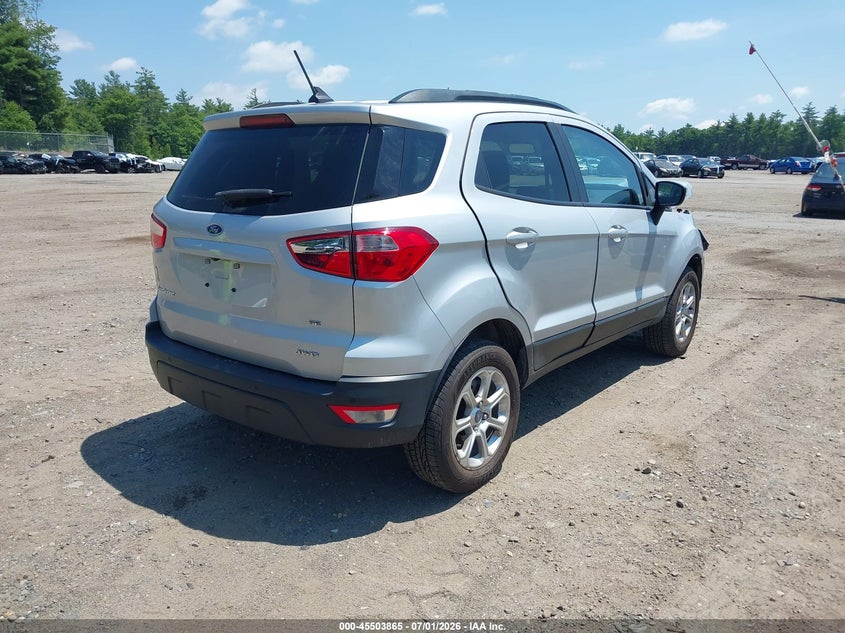 2020 Ford Ecosport VIN MAJ6S3GL8LC365640 IAAI salvage auction — FRONT END, Salvage Title, sold $25 on 2026-07-24 (photo 4)
