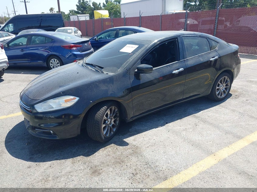 2013 Dodge Dart VIN 1C3CDFCA4DD267055 IAAI salvage auction — NORMAL WEAR, Clear - Dealer Only (California), sold $275 on 2026-07-24 (photo 2)